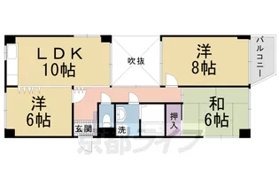 コーポ藤井【105号室】の間取り