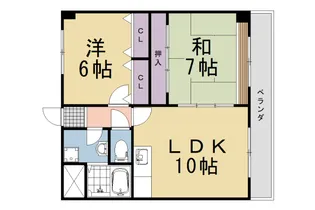 「グランドール桂川畔」【3階】の間取り