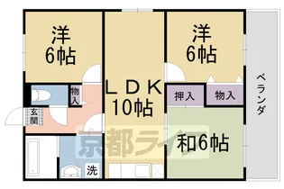 ラ メゾン ボヌール【308号室】の間取り