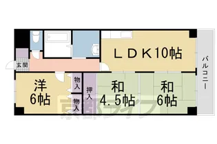 ラ・メゾン・ボヌール【2階】の間取り