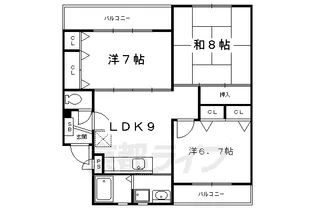 3LDKの間取り画像