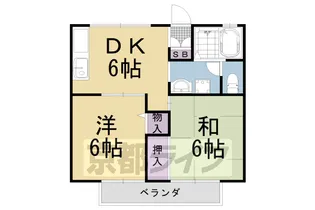 セジュールヴィヴァン【201号室】の間取り