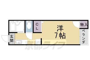 マーブルスクエア【111号室】の間取り