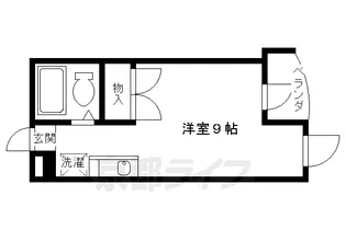 レジェンド西向日【301号室】の間取り