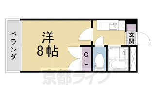 レスポワール・ウエダ【305号室】の間取り