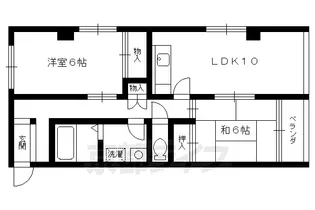 メゾンドール奥文【101号室】の間取り
