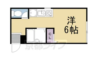 ウエストロードハイツ坂本【3階】の間取り