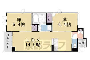 ShaMaison Alflat今里【101号室】の間取り