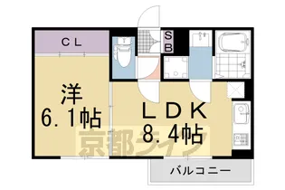 xevo壽【1階】の間取り