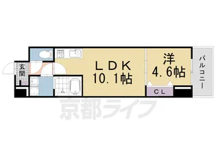 桂川サン・ライフ【1階】の間取り