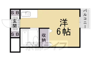 ムーンバット長岡【211号室】の間取り