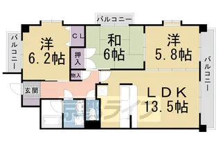 アーバンサクセス【301号室】の間取り