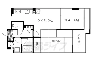 セント・ルークルス【203号室】の間取り