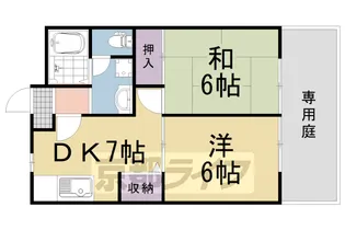 ラ・サンドリヨン【102号室】の間取り