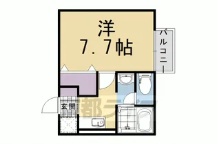 セジュール大山崎【2階】の間取り