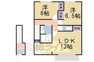 ハイツサンライト【2階】の間取り