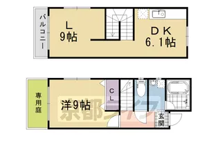 エンバーカーズ天神【103号室】の間取り