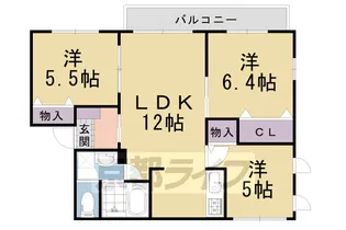 Pastorale【202号室】の間取り