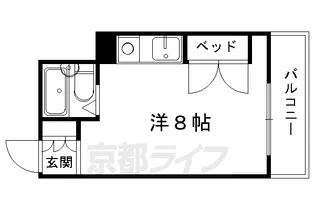 メゾンドフジ【103号室】の間取り