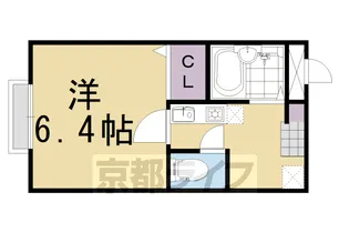 京都府長岡京市開田1丁目【マンション】の間取り