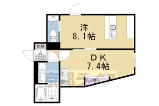 ハイツ純豊【103号室】の間取り