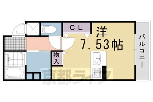 ベルオーブ【203号室】の間取り