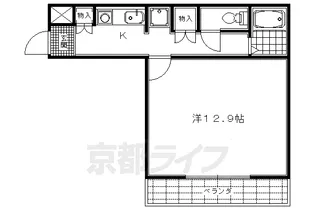 ジュノー雅【304号室】の間取り