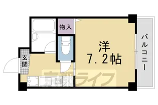 CASA井【3-B号室】の間取り