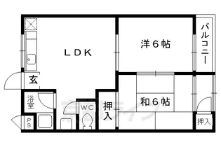 グレートハイツ【105号室】の間取り