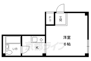 大将軍ハイツ【302号室】の間取り