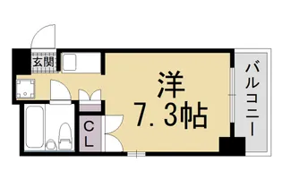 De’lead京都東洞院【4階】の間取り