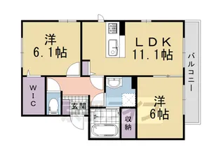 レガート清水【2階】の間取り