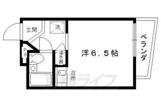 インペリアル烏丸今出川【602号室】の間取り