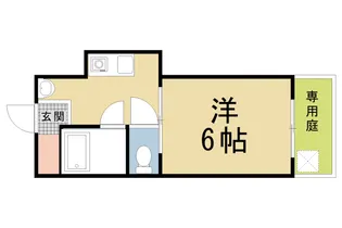 TAISEI 北野【102号室】の間取り