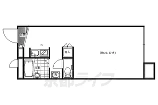 レオパレスMIRAI【212号室】の間取り