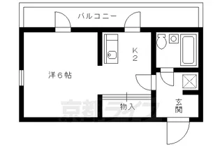京都府京都市上京区家永町【マンション】の間取り