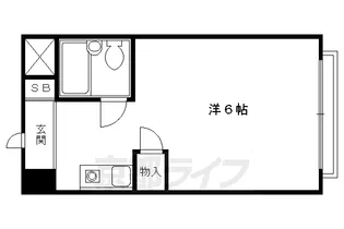 1Kの間取り画像