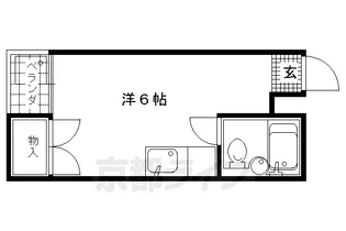 オリオンプラザ【503号室】の間取り