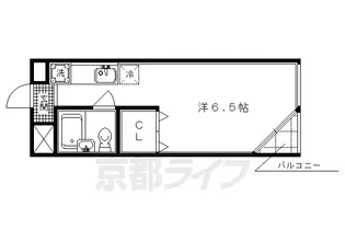 京都府京都市北区紫野南花ノ坊町【アパート】の間取り