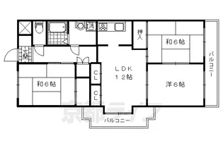 ライフプラザ河原町今出川【703号室】の間取り