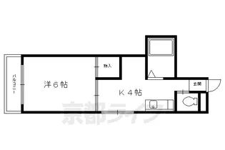 コーポ ヴィヴラヴィ【5階】の間取り