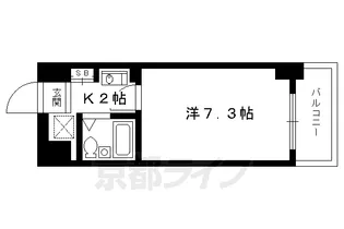 アルテハイム二条城【2階】の間取り