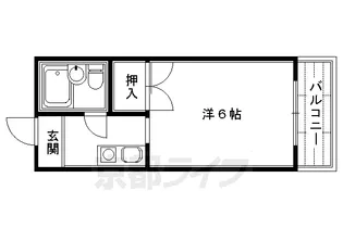 ハイツユルギ【2-B号室】の間取り