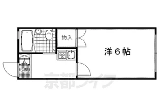 レオパレス久世【2階】の間取り