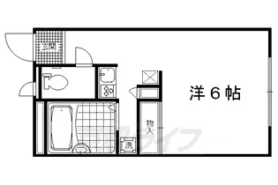 レオパレスROYALCOURT【106号室】の間取り