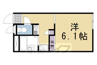 1Kの間取り画像