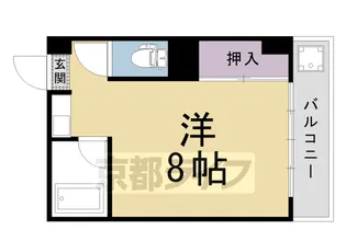 メゾン西陣【302号室】の間取り