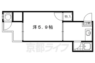 みやこハウス【5号室】の間取り
