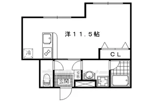 メゾン・ド・ラ・ローズ【210号室】の間取り