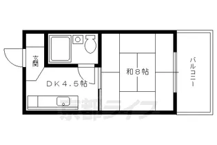 コーポサンプラザ【307号室】の間取り